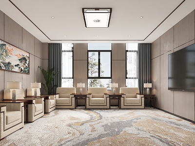 Modern Reception Room model