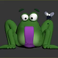 Frog Poison Frog Game Frog Reptile Cold Blooded Animal Reptile 3d model