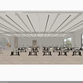 Spacious Yoga Studio With Hanging Hammocks Yoga Mats And Large Windows Green Plants View