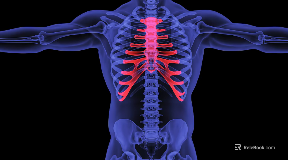 Advanced Medical Device For 3D Skeletal Imaging Of Human Spine And Rib Structure 3d model 