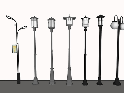 Street Light Single Arm Street Light Courtyard Street Light Landscape Street Light High Pole Street Light Garden Street Light model