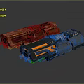 Modern machinery and equipment, mechanical processing, mechanical tools, processing tools 3d model