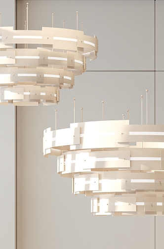 Chandelier Decorative lamp Fixtures 3d model