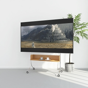 Modern TV stand 3d model