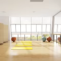 Modern Gym 3d model