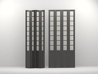 Chinese folding door model