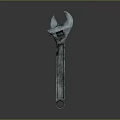 Pipe pliers wrench tool hardware tools processing tools furniture realistic 3d model