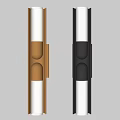 Modern Gold And Black Wall Sconces With Minimalist Design And Glass Shade