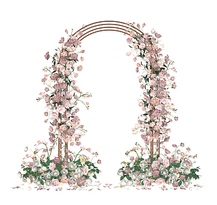 Modern Arch Floriculture 3d model