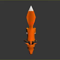 Cute Origami Fox Character With Orange Fur Brown Antlers And White Paws