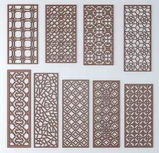 Chinese ancient pattern 3d model