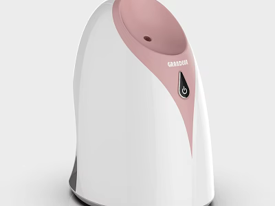 Modern White And Pink Household Humidifier With Sleek Design For Home Use 3d model