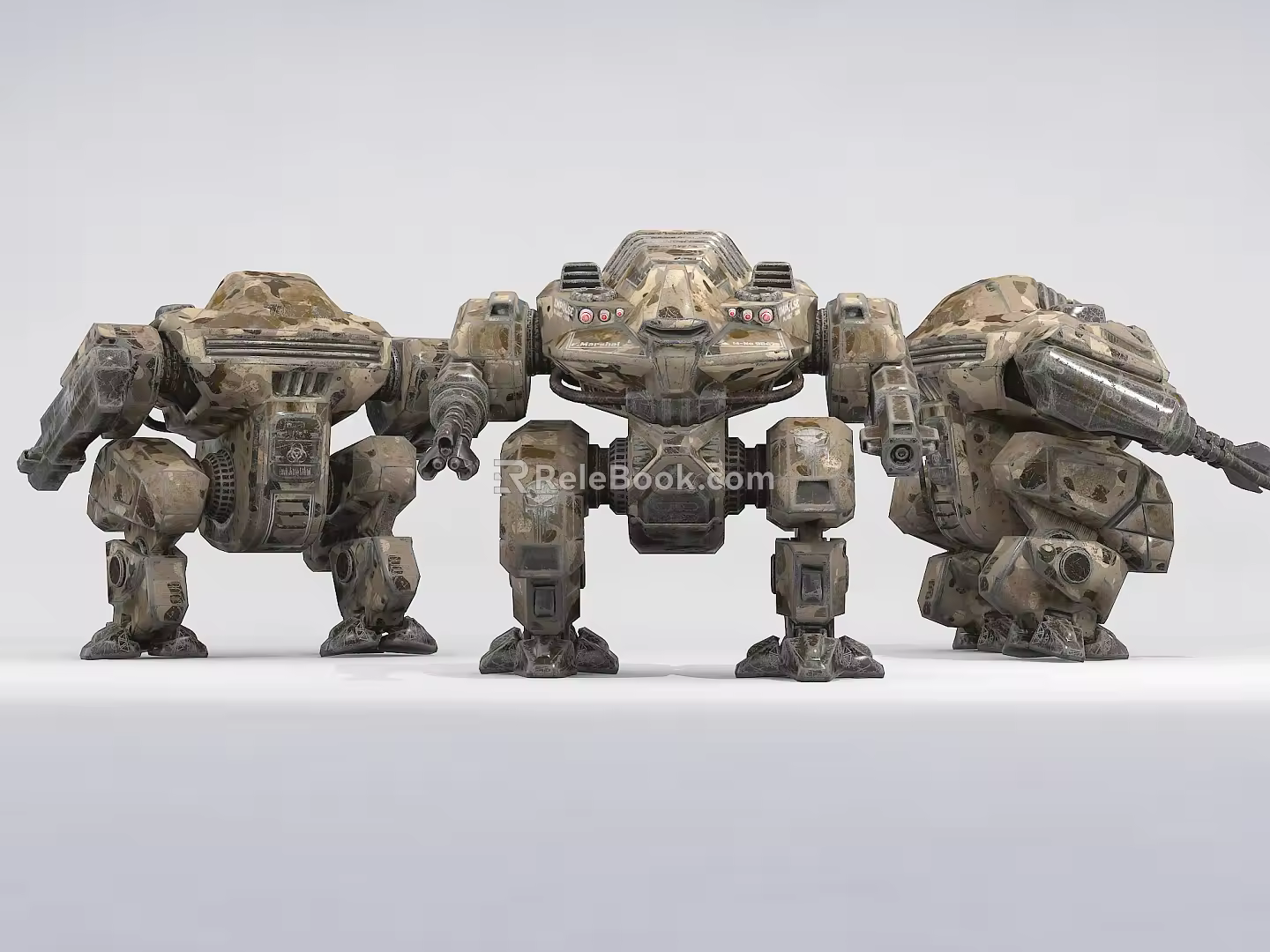 Modern Robots 3d model