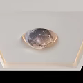 Modern Moon Light Moon Gypsum Ceiling Planet Ceiling Cosmic Ceiling House Silent Wind Moon Ceiling Cream Wind Moon Light 3d model