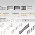 Various Decorative Railings With Different Design Styles Materials And Architectural Features