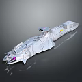 Modern fighter sci-fighter next-generation fighter sci-fighter 3d model