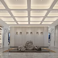 Modern Public Office Space With Open Layout Ergonomic Furniture Green Plants And Natural Light