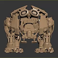 Modern Robot Dog Machine Dog Machine Warrior Robot Cop 3d model