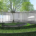 Modern Pavilion 3d model