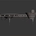 Advanced Space Satellite Design With Circular Antenna Dishes And Structural Framework