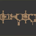 Golden Commercial Equipment Mechanical Structure With Multiple Connecting Parts And Brackets For Industrial Use
