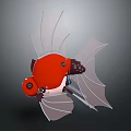 Modern robot fish machine fish machine turtle 3d model