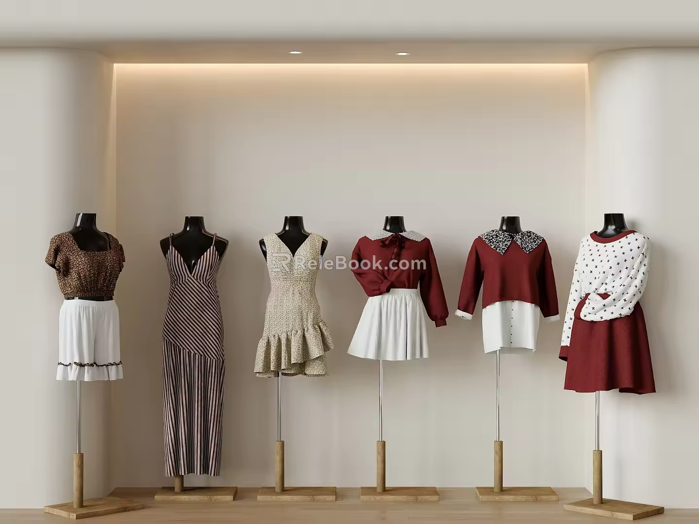 Modern Model Clothing Model 3d model