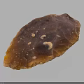 Natural Wood Stone Slab With Irregular Shape And Warm Brown Orange Texture