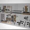 Modern Office Interior Design With Open Layout Desks Lounge Chairs Plants And Pendant Lights