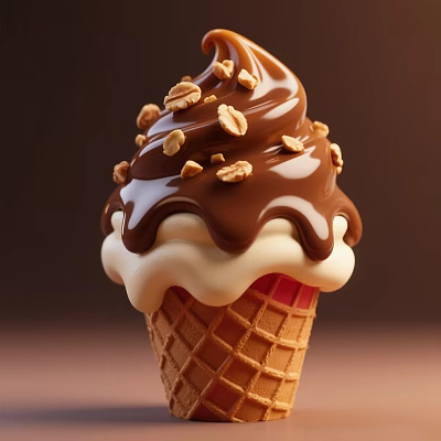 Ice cream ice cream toy 3d model