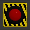 Electronic button key bomb key 3d model