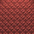Modern Decorative Copper Metallic Feature Wall With Textured Geometric Patterns 3d model