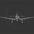 Retro Fighter Aircraft Vintage World War II Aircraft World War I Aircraft 3d model