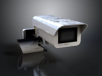 Professional High Definition Outdoor Surveillance Camera For Security Monitoring Systems 3d model