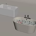 Shower partition 3d model