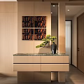 Modern entrance partition 3d model