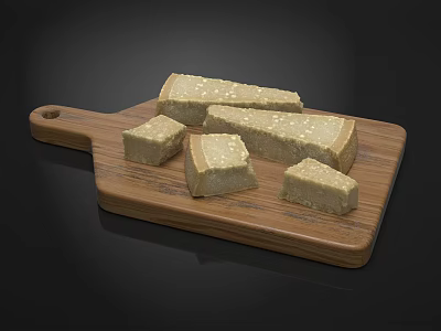 Modern Bread Food 3d model
