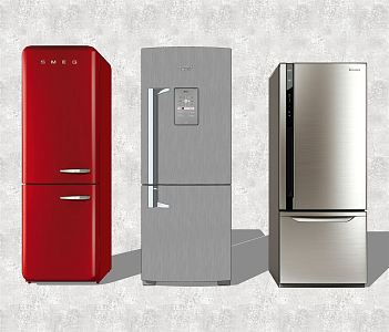 Modern refrigerator fashion refrigerator 3d model