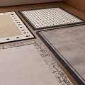 Middle Style Carpet 3d model