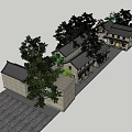 Ancient Architecture Features Traditional Alley With Brick Walls Classic Wooden Windows And Sunlight