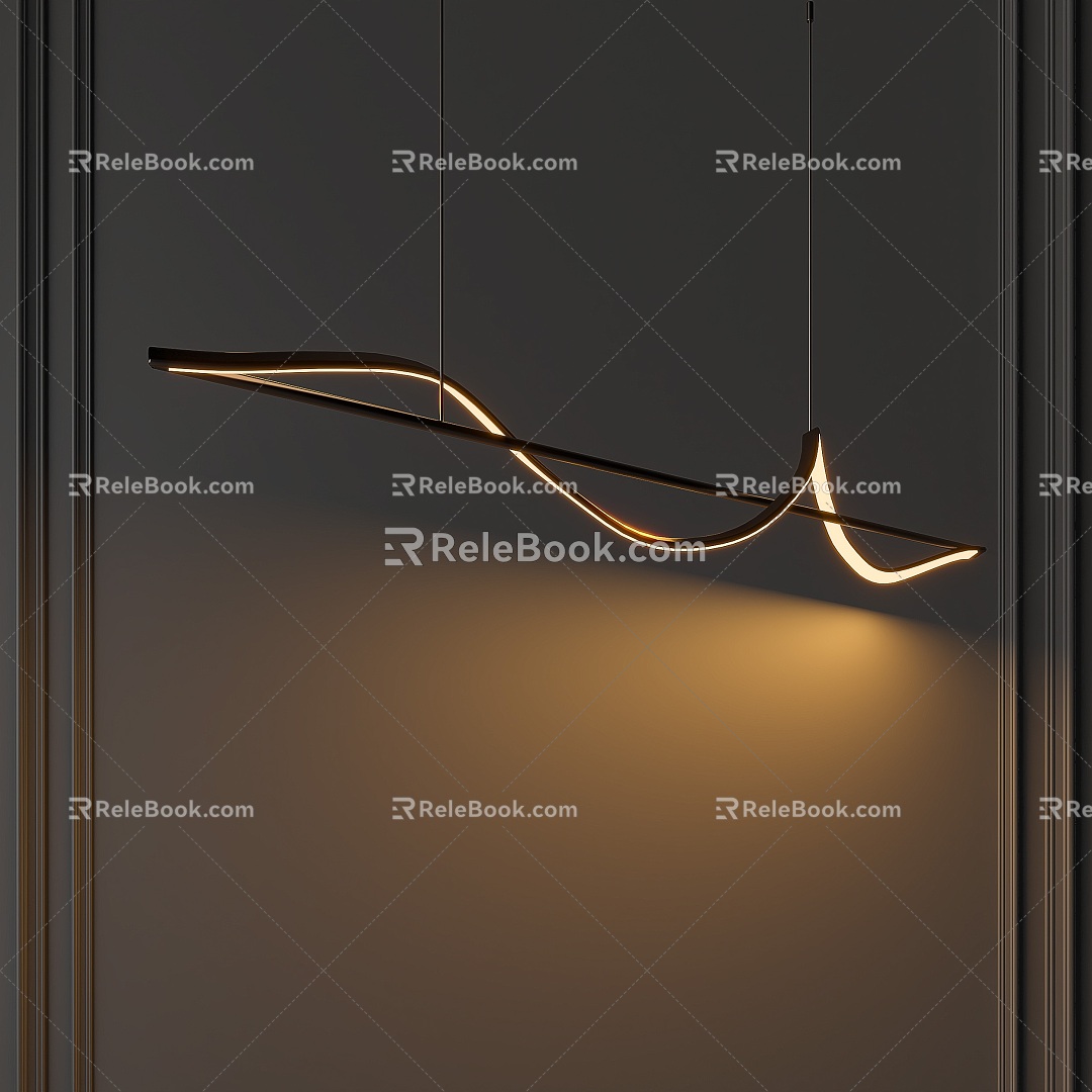 Chandelier Minimalist Chandelier Restaurant Chandelier Bar Table Chandelier Balcony Chandelier Round Chandelier 3d model