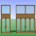 new chinese style gate 3d model
