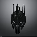 Dark Medieval Spiked Warrior Helmet With Intricate Metal Gothic Design