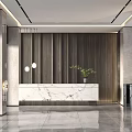 Modern Front Desk Company Front Desk 3d model