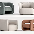 Modern Poliform Single Sofa 3d model
