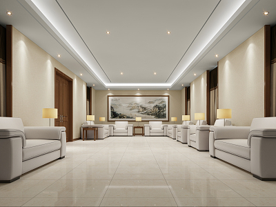 New Chinese Reception Room model