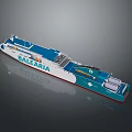 BALEARIA Ship With Blue And White Exterior Design And Brand Logo