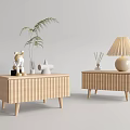 Nordic bedside table 3d model