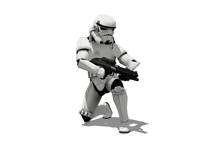 Modern Game Character Star Wars Empire Soldier model