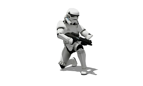 Modern Game Character Star Wars Empire Soldier 3d model